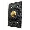 "Zimran" Black Antique Iron Rectangular Bell Push